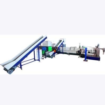 China Two Stage Pelletizing Machine PP / PE Film Recycling Line ML  Pelletizing Machine 600kg - 800kg Per Hour for sale