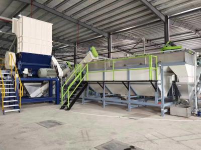 China Automatische Flaschenwaschmaschine Kunststoffflaschenrecyclingmaschine HDPE / PP / LDPE zu verkaufen