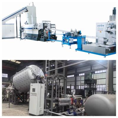 China Automatic Extrusion Pelletizing Machine BOPET Pelletizing Machine For Plastic Recycling for sale