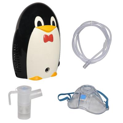 Chine Cute Pig Kids Compressor Nebulizer Cartoon Compresor Built-In Battery For Home Use à vendre