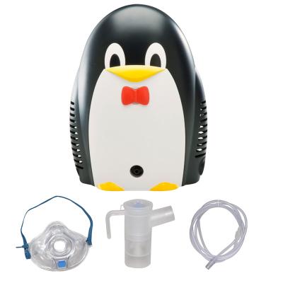 중국 Vibrating Ultrasonic Kids Compressor Nebulizer Inhaler 10ml Atomizer Shell Portable Cartoon Type 판매용