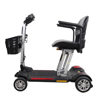 China Foldable disabled Mobility Handicapped 4 wheel kick electric scooter adult with remote control scooters for sale