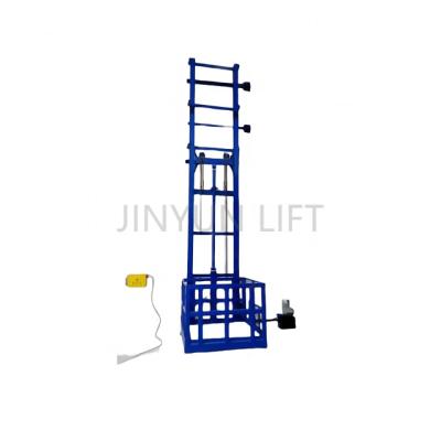 China Hotels 2000kg 3000kg Cargo Lifting Platform Industries Guide Rail Elevator Vertical Goods Lift for sale