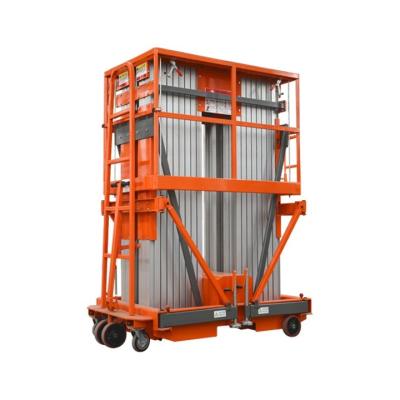 China Hotels Mobile Electric Lift Work Platform  Mini Mobile Elevator Aluminum Alloy Lift Platforms for sale