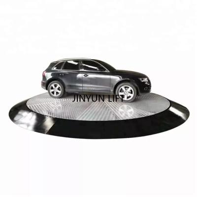 China Rotating car 360 degree 360 degree Electric driveway turntable for narrow garage car revolve turntable for showroom for sale