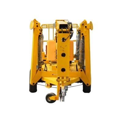 China Hotels 10m 12m 14m Hydraulic Towable Cherry Picker Trailer Mounted Boom Lift With Ac Dc Diesel Power for sale