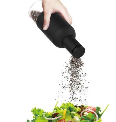 China Amazon Sustainable Hot Selling Automatic Bottle Shaped Electric Gravity Salt and Pepper Grinder for sale