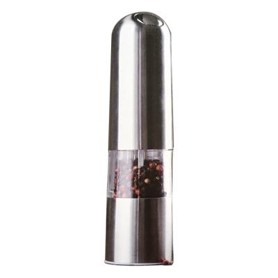 China Viable Kitchen Core Stainless Steel Salt and Pepper Mill Adjustable Ceramic Electric Grinder for sale