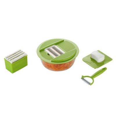 China Viable Manual Ginger Cabbage Pepper Slicer Machine Chopper With Hand Crank Ginger Multi Vegetable Slicer for sale