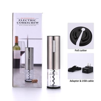 China Sustainable High End Aluminum Cutter Rechargeable Electric Wine Can Opener Bottle Opener for sale