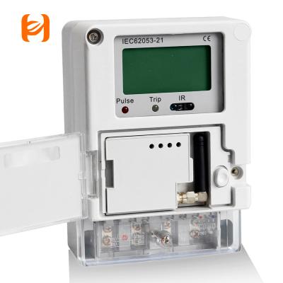 China Smart Single Phase GPRS Electricity Meter For Remote Control DDZY1737 for sale