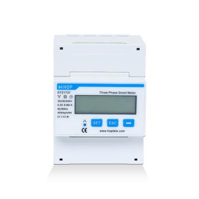 China Din Rail Electric Power Meter For Metering Energy Accurately DTZ1737 for sale