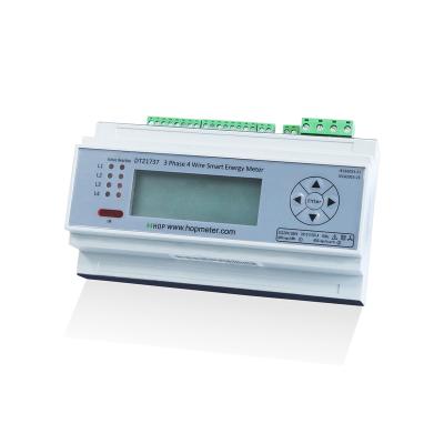 China Dtz1737 KWH meter DTZ1737 3 phase modbus energy meter digital din rail KWH for sale