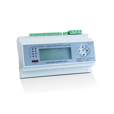 China Good Price High Quality DIN Rail Three Phase And Four Wire Electronic Power Meter With Screens DTZ1737 for sale