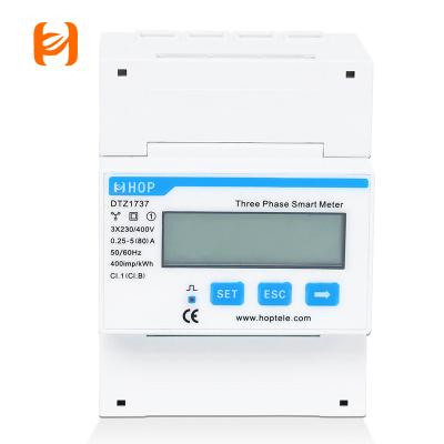 China Rs485 Digital Display Electric Power Meter With GSM Modbus DTZ1737 for sale