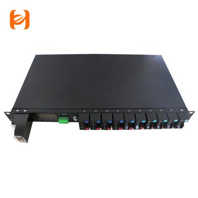 China 10-Channel Intelligent Power Distribution Switch Circuit Breaker Rack Mounted DC Power Distribution Unit for sale