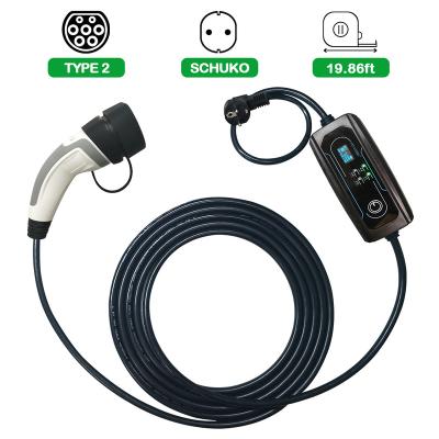 China Voltage Monitoring New Style High Quality TYPE - 2 EV Charger Car EV Charger Portable Electric Vehicle In 2022 for sale