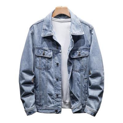 China Wholesale custom made mens blue denim bomber jacket best price men's denim jackets cotton breathable outdoor jeans jacket for sale