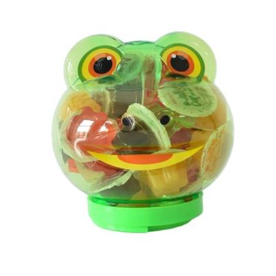 China Normal cartoon animal frog shaped assorted fruit jelly for sale