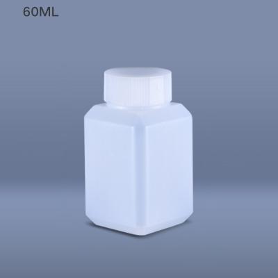 China 60ml storage and transportion place reagent bottles narrow neck liquid plastic package container for lab sampling for sale