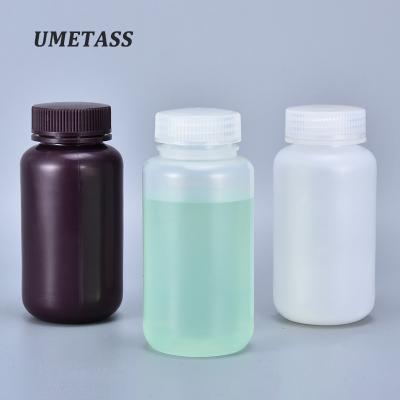 China Empty plastic liquid storage and transportion reagent storage bottle for chemical liquid wide mouth for sale