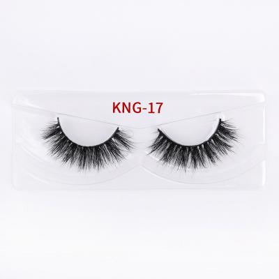 China Natural Soft Eyelash 15mm-20mm European Mink Eyelashes Full America Multiple Fluffy Or Bushy 3D Strip Styles Lashes Explosion And for sale