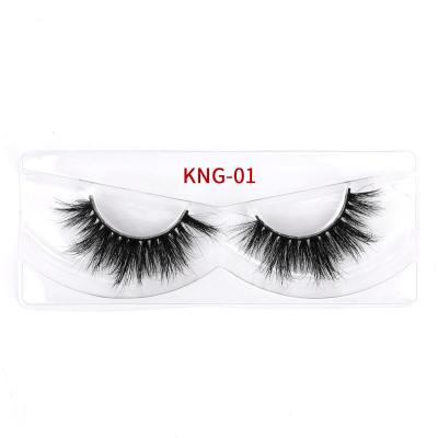 China Natural 15mm-20mm 3D Mink Eyelashes With Customized Packing Natural Handmade Service For Full Strip Lashes Daily Makeup for sale