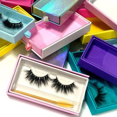 China 5d mink eyelash lashes3d mink eyelashes3d mink eyelashes 25mm mink lashbox package bulk custom case for sale