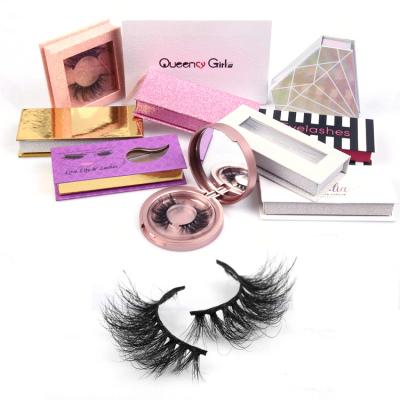 China Wholesale Private Label False Eyelashes 25mm Mink Eyelash 3d Mink Eyelashes Vendor Korea Style Mink Lashes for sale