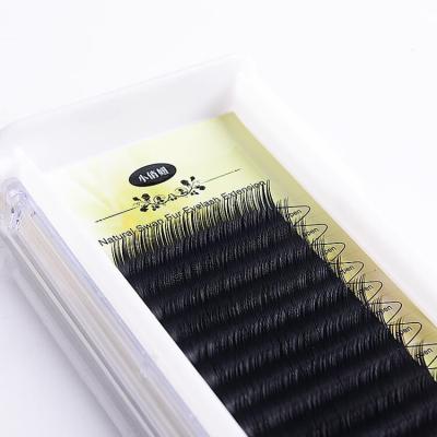 China OEM Long Natural Velvet Individual Lashes Mink Eyelash Extension Manufacturer Single 0.07/0.1/0.12/0.15 for sale