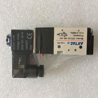 China General Airtac 3V110-06-NC-B Series 3 Solenoid Air Valve 4v100 3/2 Stop Valve 24vdc connection r 1/8