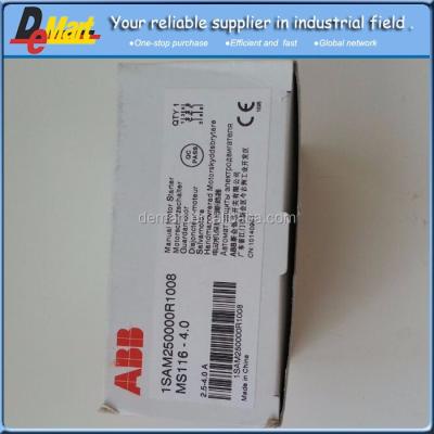 China ABB Breaker MS116-4 (2.5-4A) Air Switch 10*9*5 for sale