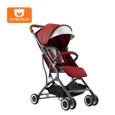 China 2020 Modern Portable Aluminum Alloy Canvas Baby Hand Fold Light Foldable Easy Stroller for sale