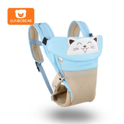 China Cotton 2020 Eco-friendly Cotton Sling Front Facing Baby Carrier Breathable Wraps for sale