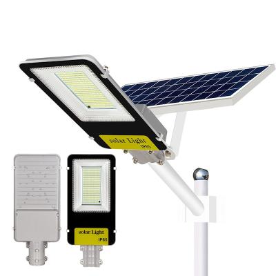 China All in one solar street light led solar street light outdoor high lumen 100w all in one self-cleaning integrated solar light for sale