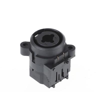 China PJ-05-06 Female Receptacle Xlr Jack Combo Stereo Socket Connector 3 Pole Xlr With 1/4" Stereo jack PJ-05-06 for sale