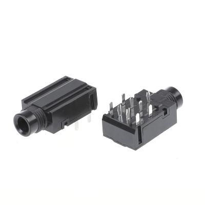 China audio & 1/4 6.35mm Jack Stereo Earphone Jack 7 Pin PCB Panel Mount Socket Video-Audio Connector for sale