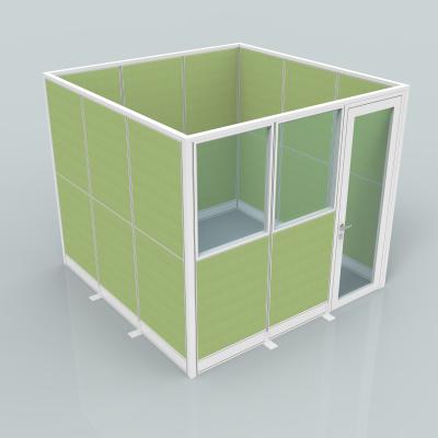 China Modern Movable Cubicle Room Office Partition Wall Room Divider for sale