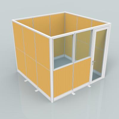 China Acoustic Room Divider Office Room Divider Modern Glass Partition Compartment Separation for sale