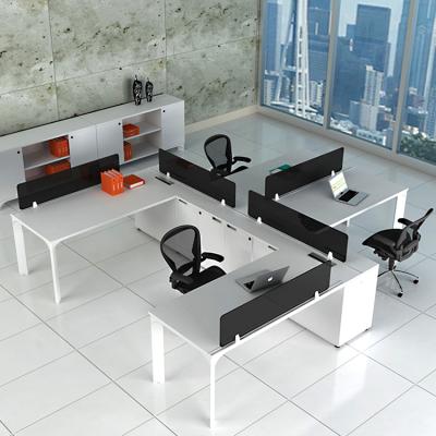 China Regular Open Style 3 Or More Person Workstation Office Tables Green Screen Partition Materials Green for sale