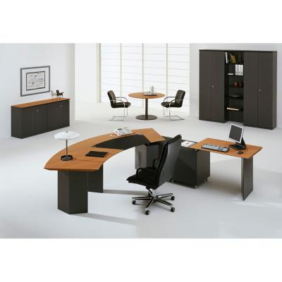 China (Height)Adjustable Factory Price Directly Sell Veneer Executive Table Design Customized Manager Laptop Desk for sale