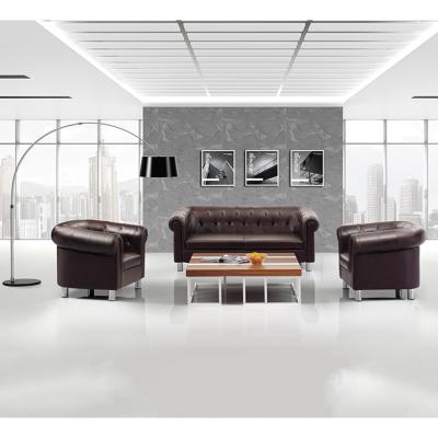 China Chesterfield SOFA KL-S107 Leather Furniture High Quality Office Sofa Set Competitive Price for sale