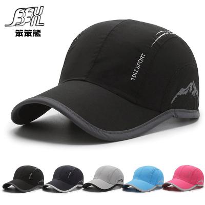 China JOINT Logo Print Beach Baseball Hats Sports Custom Quick Dry Breathable Lightweight Unisex Running Hats for sale