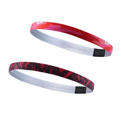 China Wholesale colorful custom headband fashion outdoor sports headband hair workout fitness sweat guide head band women antiperspirant headband for sale