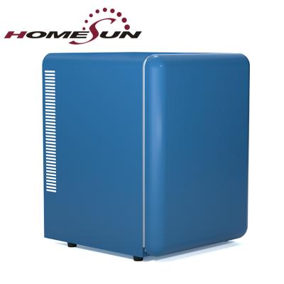 China THERMOELECTRIC blue color 40 liters refrigerator mini fridge modern cute design mini fridge retro minibar for sale