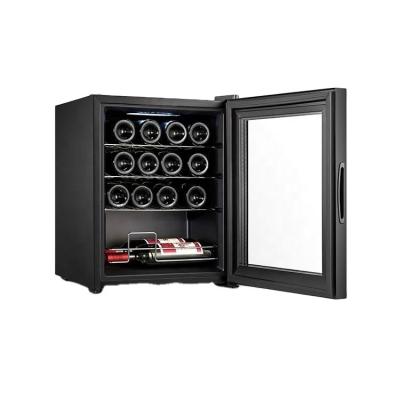 China Single-Temperature OEM Compressor Direct 16 Bottle Wine Beverage Cooling Refrigerator, Small Mini Bar Beverage Cooler, Electric Beverage Cooler for sale