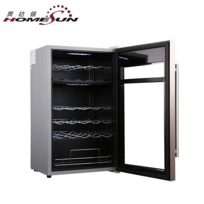 China Soft Touch Electronic Control JC-98D Wine Cooler Wine Fridge Adjustable Dual Temperature Wine Appliance for sale