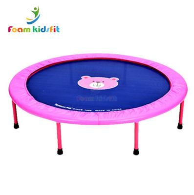 China Fitness Home Fitness Gym Equipment Around Shape pp Jumping Mat Indoor Bouncing Folding Mini Trampoline for sale