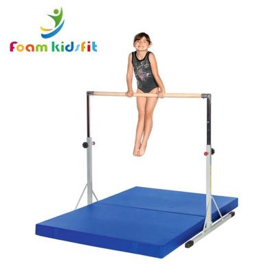 China Waterproof and can add main lift factory price gymnastics bar folding gym mat for sale