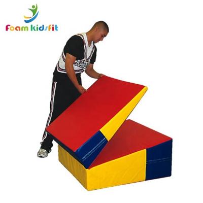 China Waterproof And Can Add Head To Lift Mat Bend Slope Foam Training Ramp Wedge Gymnastics for sale